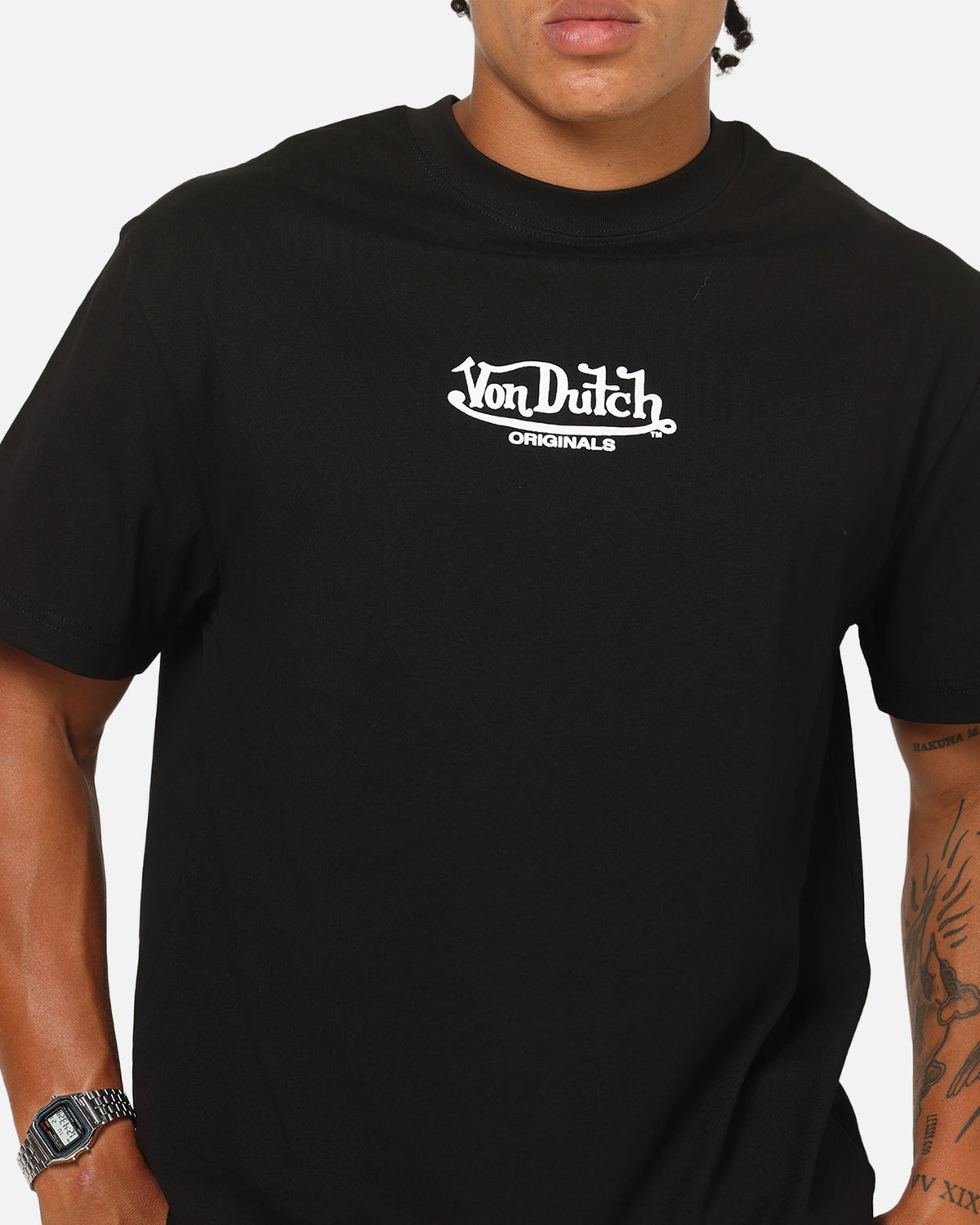 VON DUTCH Von Dutch Flying Eyeball T-Shirt Black
