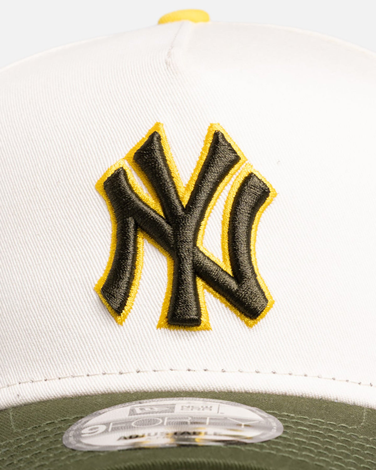 New Era Original New Era New York Yankees 'Chrome Rig' 9FORTY A-Frame Snapback White/Yellow
