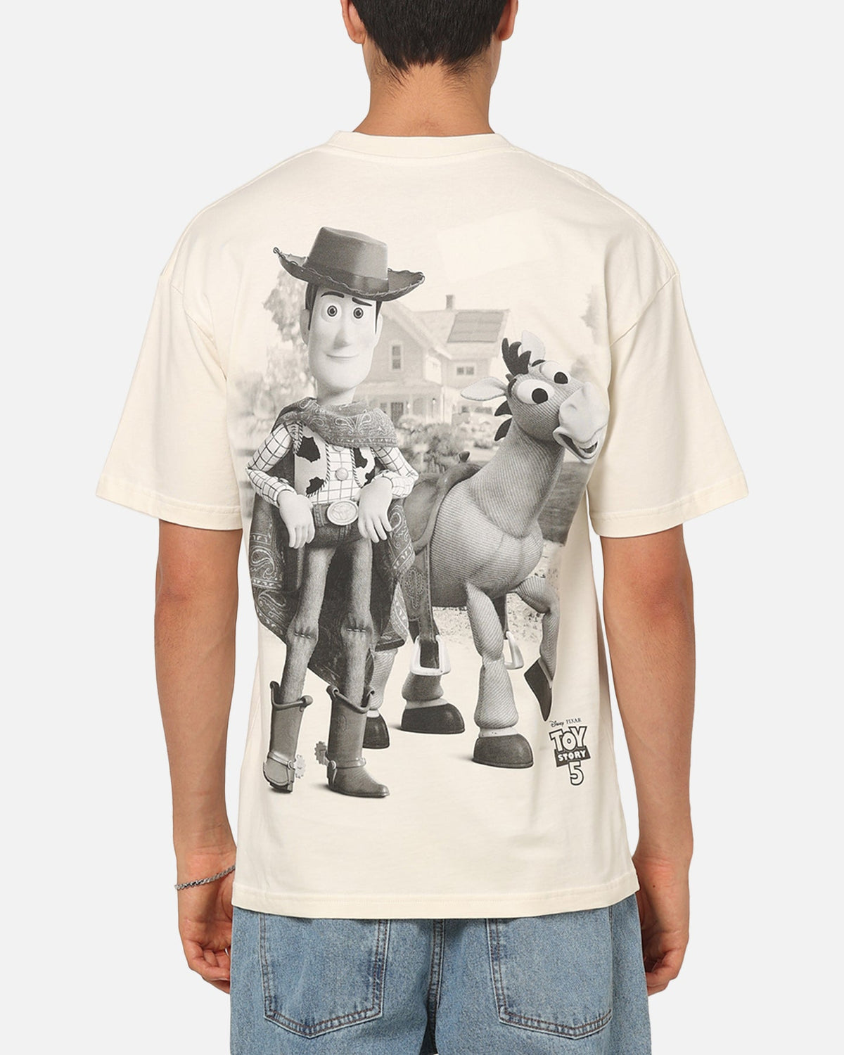 73Studio 73Studio Disney Pixar Toy Story Woody And Bullseye T-Shirt Off White