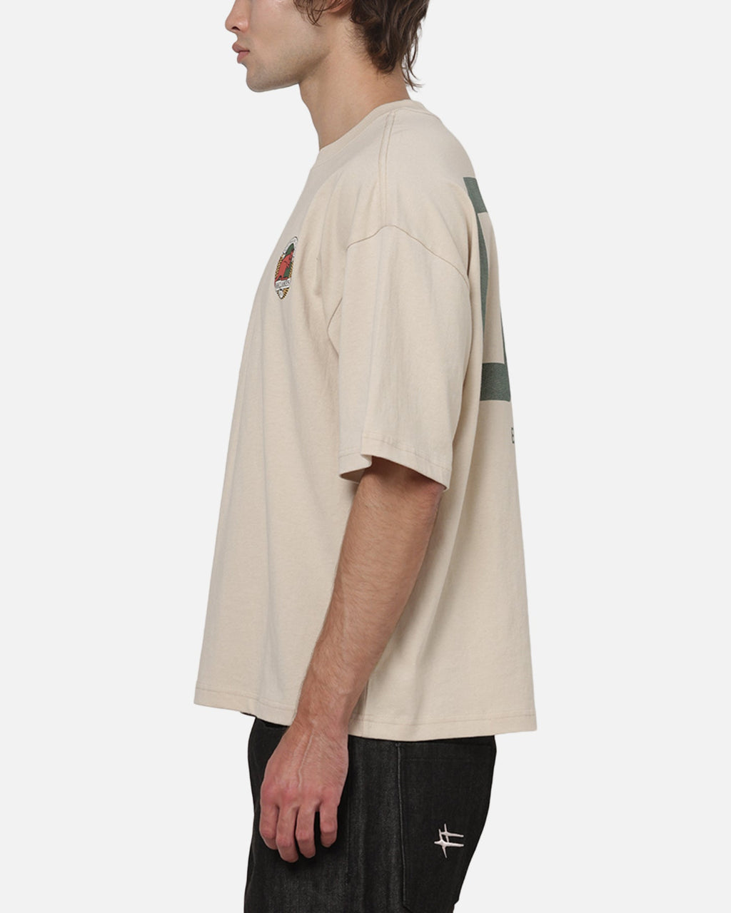MITCHELL & NESS Mitchell & Ness Wallabies Cropped T-Shirt Ivory