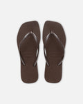 Havaianas Havaianas Women's Slim Square Thongs Brown