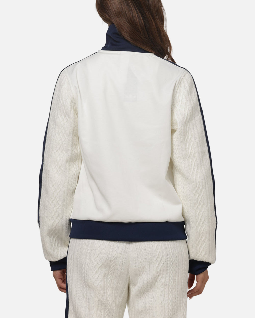 ADIDAS Adidas Women's Knit Classic Track Top Off White
