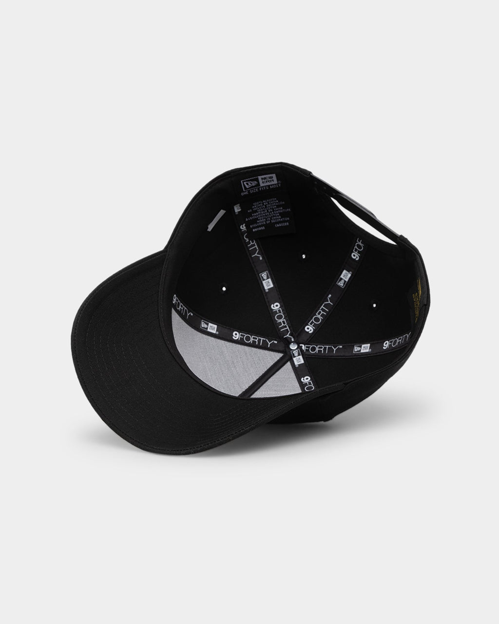 New Era New Era New Zealand Warriors 'Black On Black' 9FORTY A-Frame Snapback Black