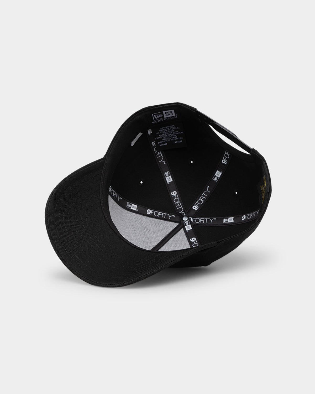 New Era New Era New Zealand Warriors 'Black On Black' 9FORTY A-Frame Snapback Black