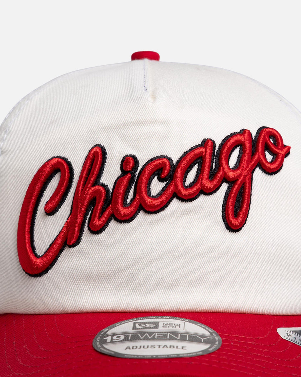 New Era New Era Chicago Bulls 'Chrome White' 19TWENTY Snapback White/Red