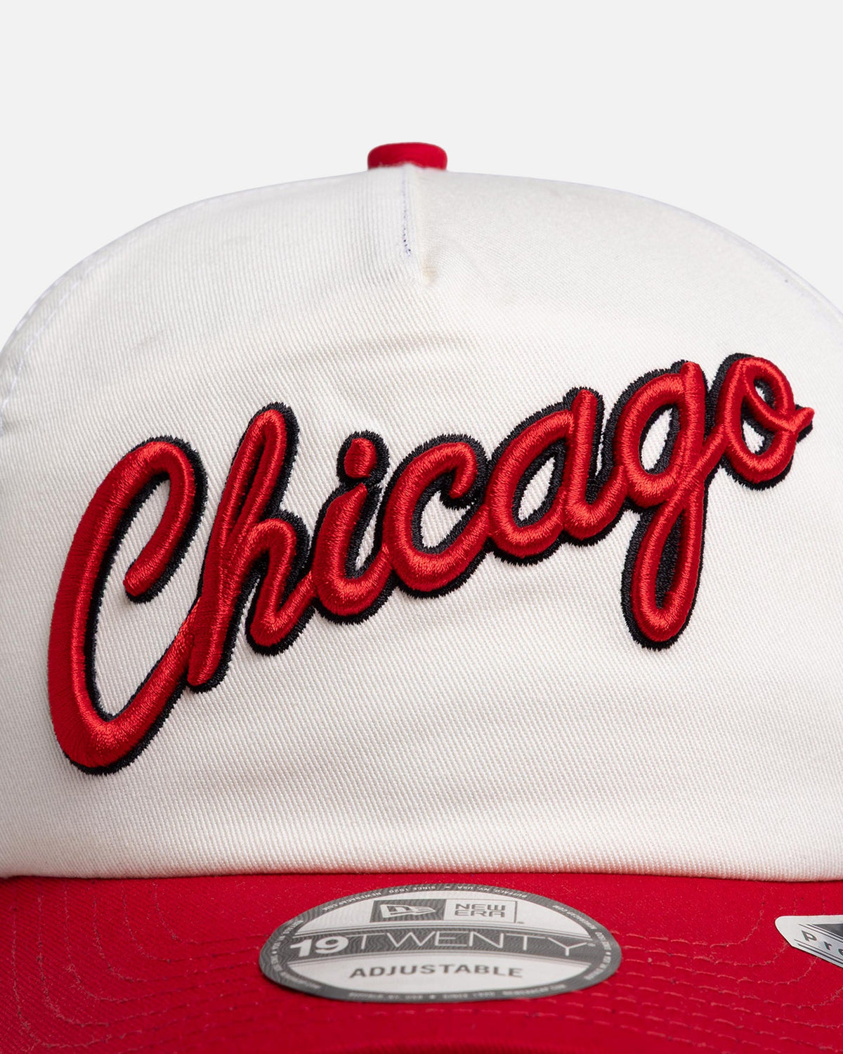 New Era New Era Chicago Bulls 'Chrome White' 19TWENTY Snapback White/Red