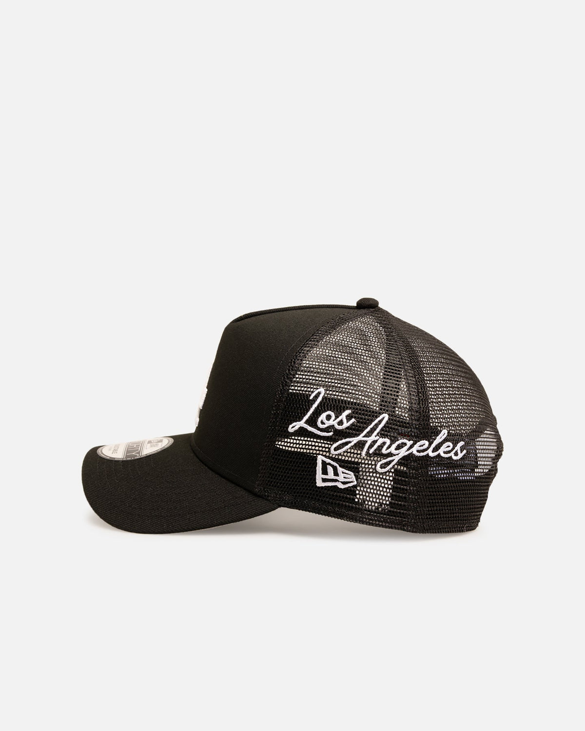 New Era New Era Los Angeles Dodgers 9FORTY A-Frame Trucker Snapback Black