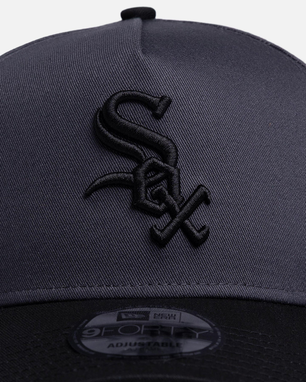 New Era New Era Chicago White Sox 'Graphite Black' 9FORTY A-Frame Snapback Black/Grey