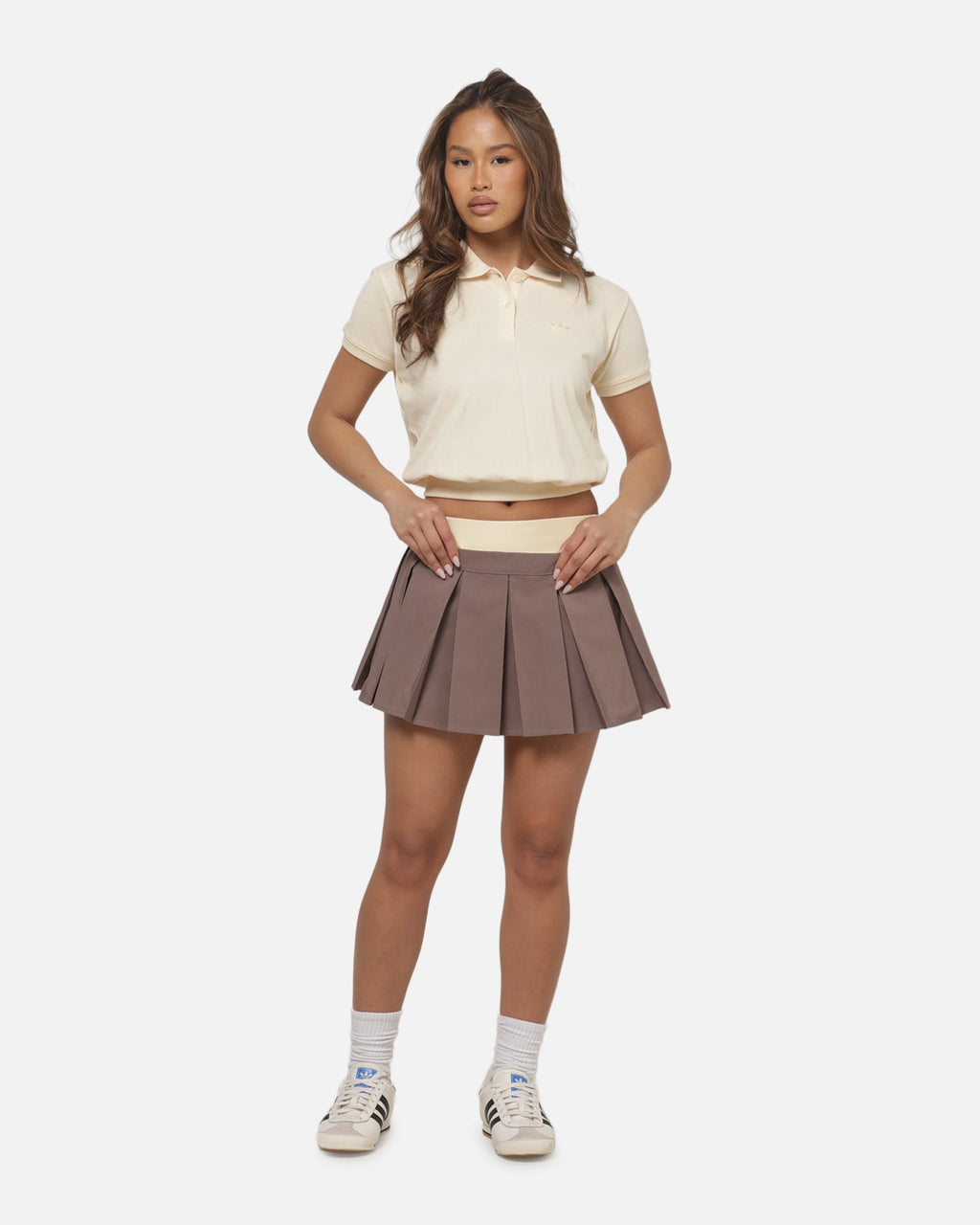 ADIDAS Adidas Women's Short Sleeve Polo T-Shirt Vanilla