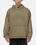 REPRESENT Represent Embellished Hoodie Vintage Khaki