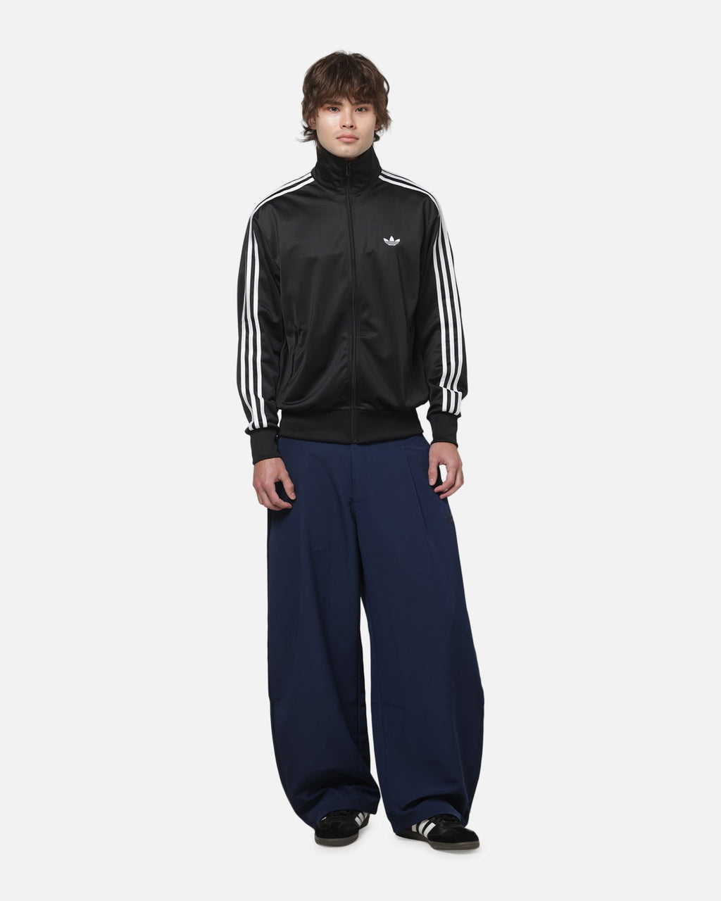 ADIDAS Classic Adidas Originals Woven Barrel Pants Night Indigo