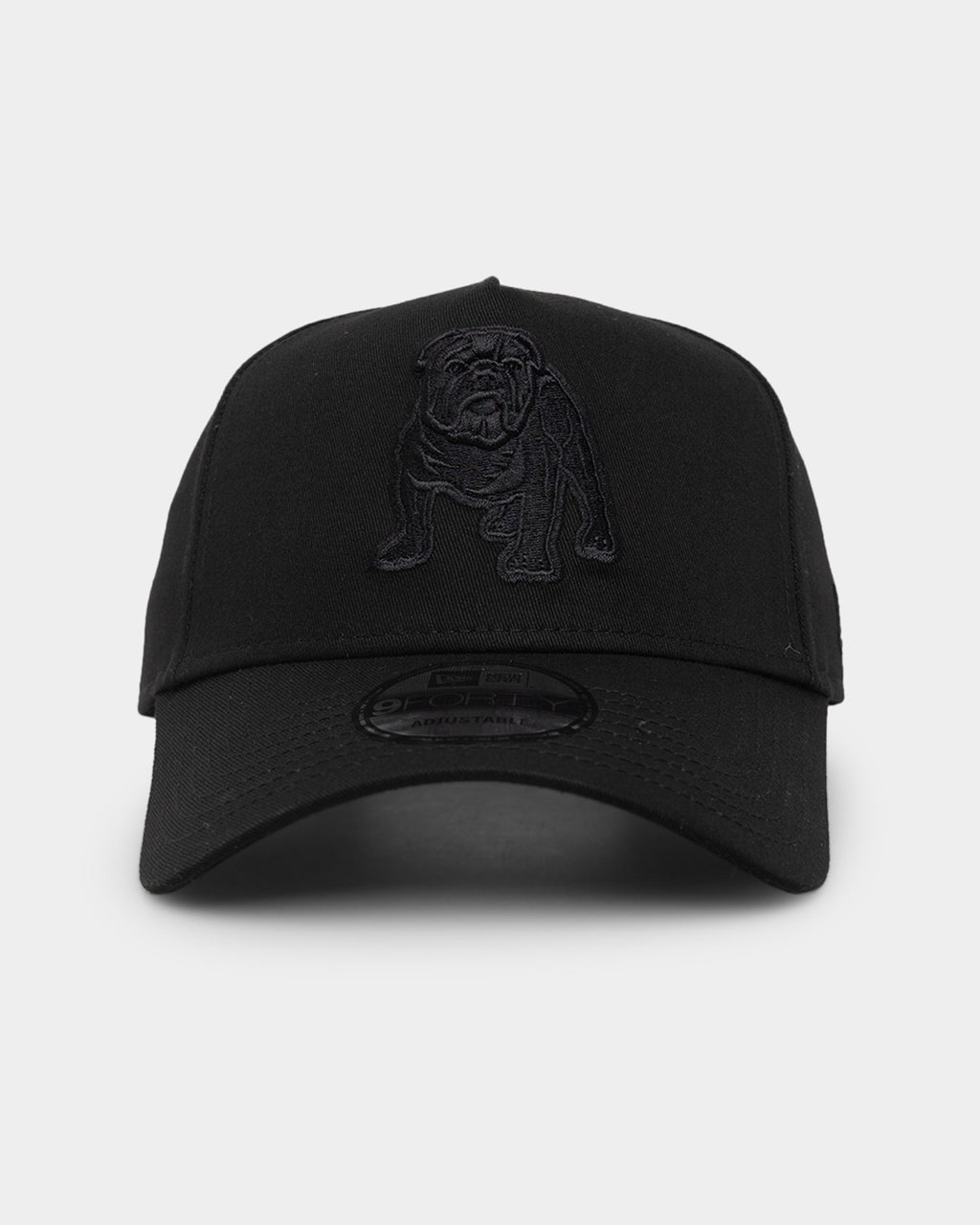 New Era Premium New Era Canterbury-Bankstown Bulldogs 'Black On Black' 9FORTY A-Frame Snapback Black