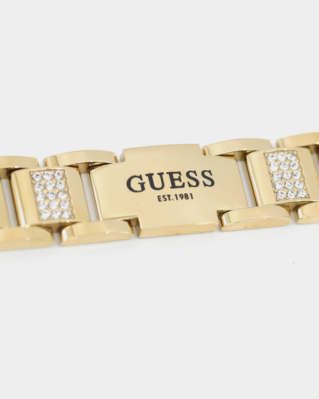 GUESS MAINLINE Guess Mainline 15mm Frontier Crystal Bracelet Gold