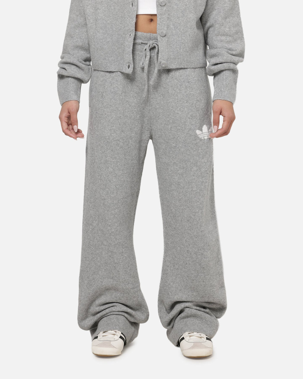 ADIDAS Adidas Women's Essentials Knit Pants Medium Grey Heather