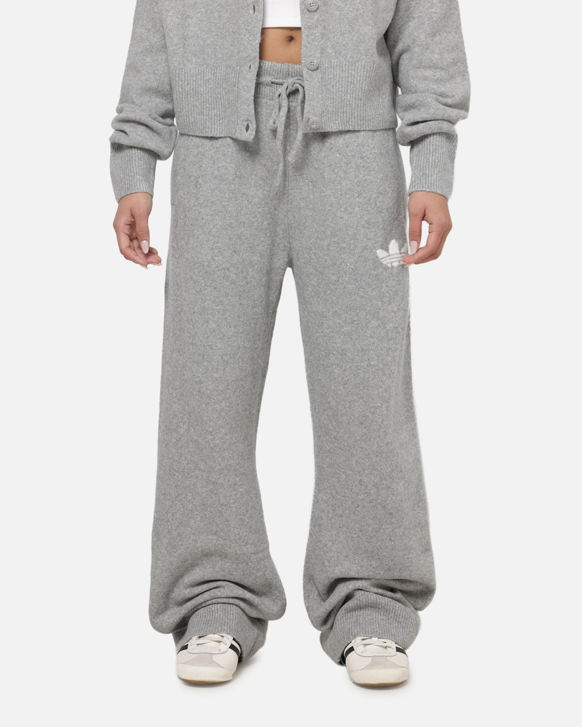 ADIDAS Adidas Women's Essentials Knit Pants Medium Grey Heather