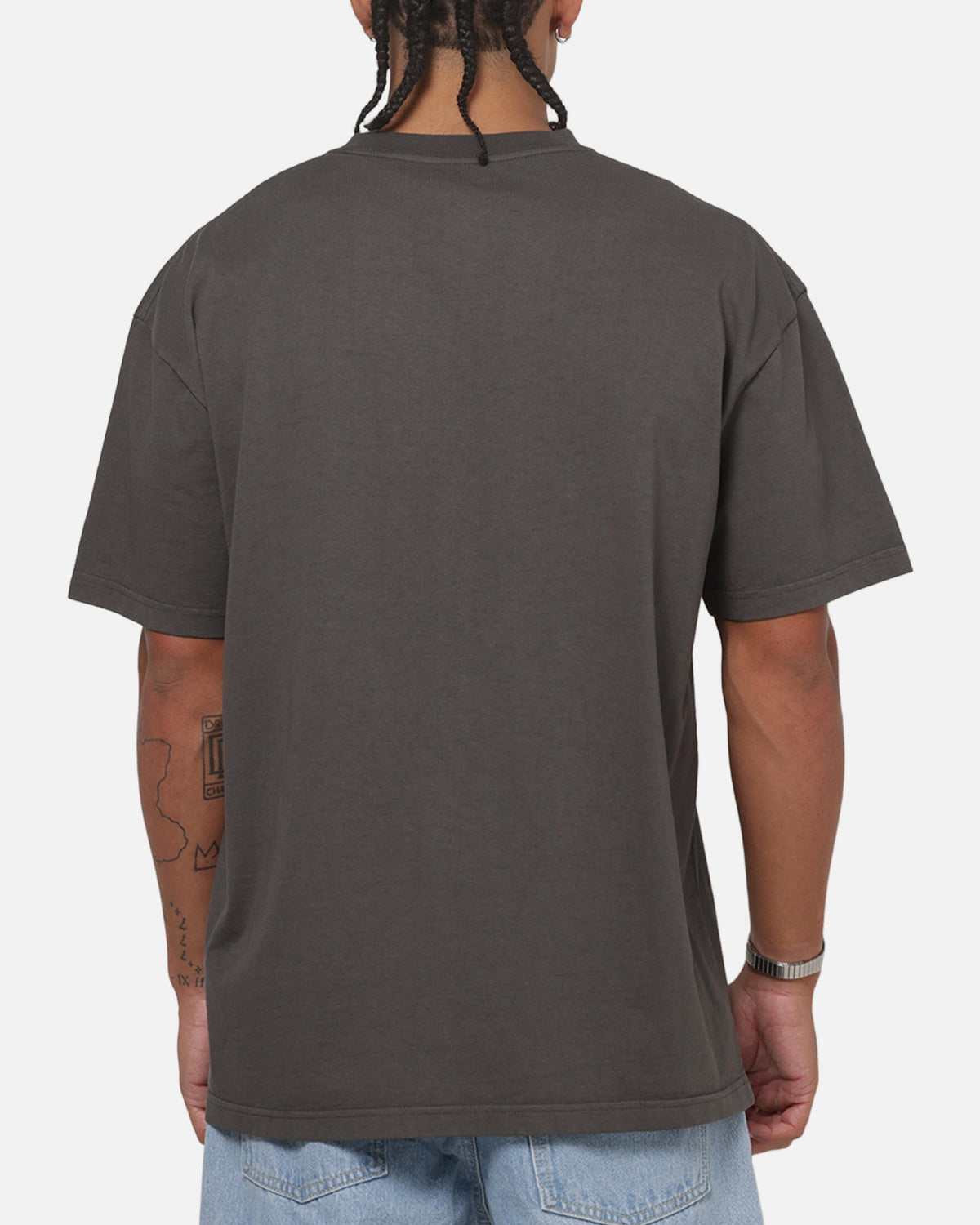 CARRE Carre Box Check T-Shirt Charcoal