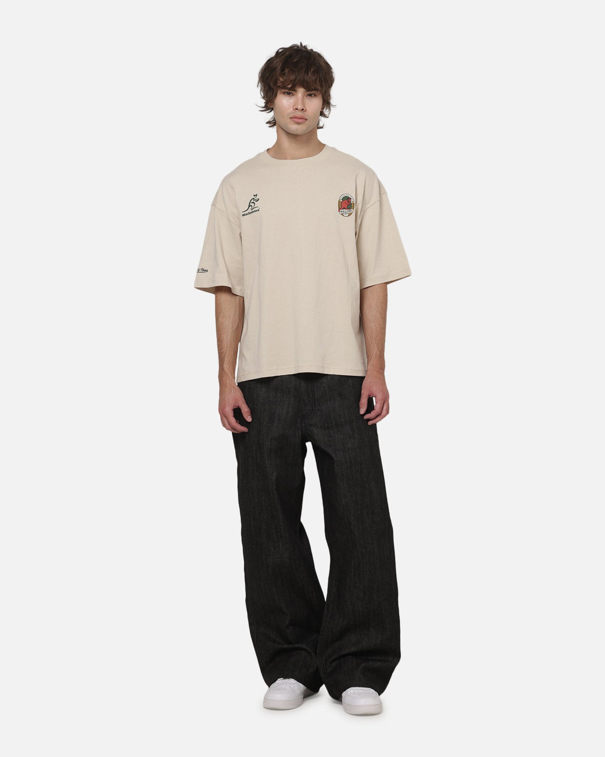 MITCHELL & NESS Mitchell & Ness Wallabies Cropped T-Shirt Ivory