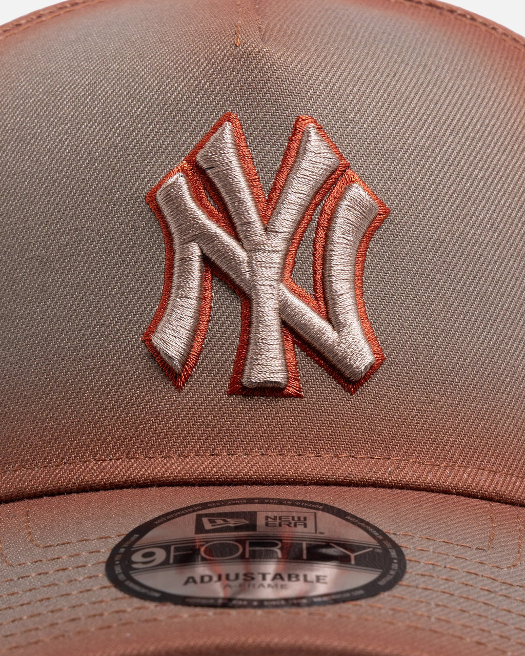 New Era New Era New York Yankees 'Gradient Edge' 9FORTY A-Frame Snapback Camel
