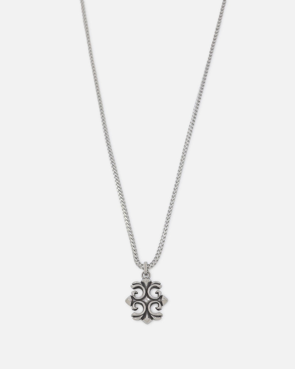 GUESS MAINLINE Guess Mainline 26" 4G Rebel Charm Necklace Silver