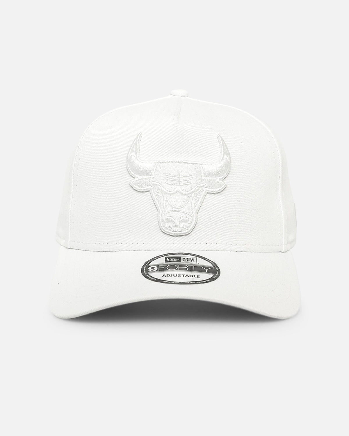 New Era New Era Chicago Bulls 'White/Grey Undervisor' 9FORTY A-Frame Snapback White/White