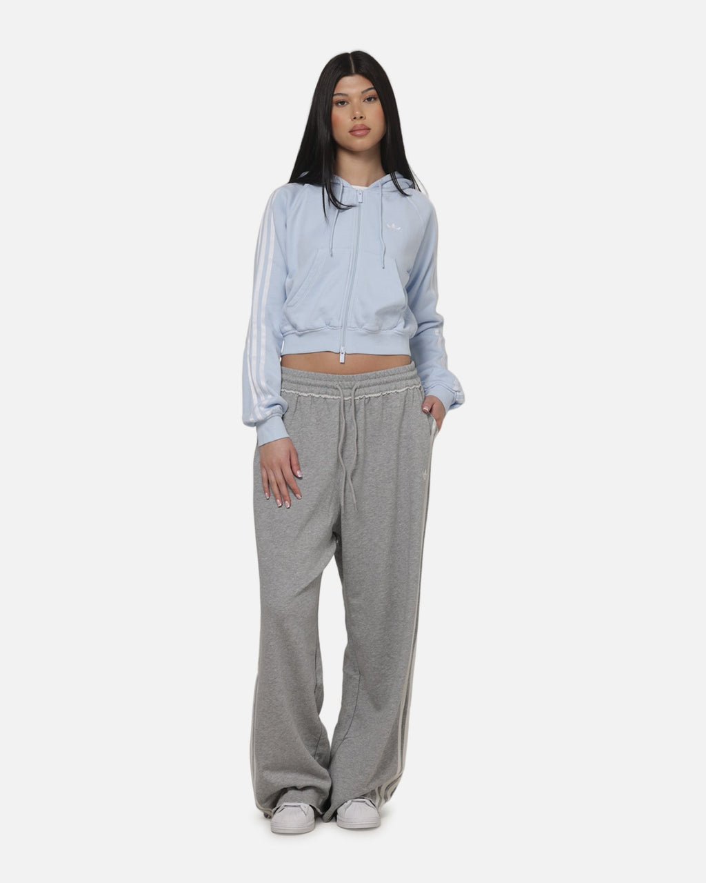 ADIDAS GFX Zip Track Top Sky