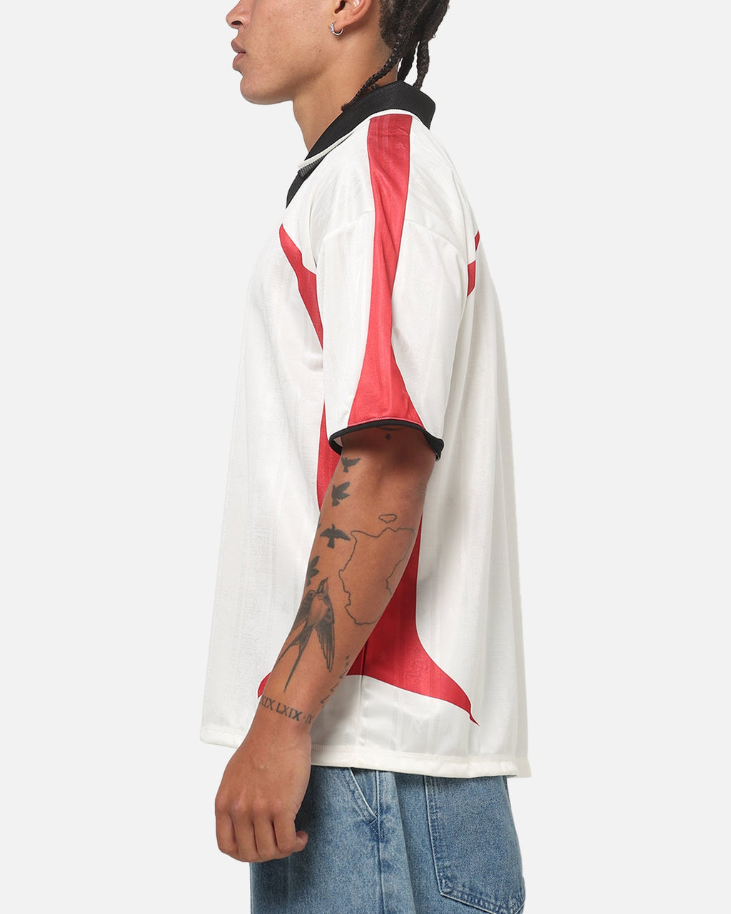 REPRESENT Authentic Represent Spike Football Top Flat White