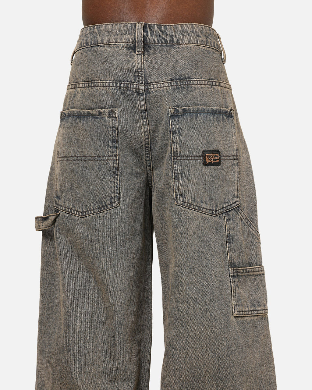 CARRE Carre Baggy Carpenter Jeans Washed Grey