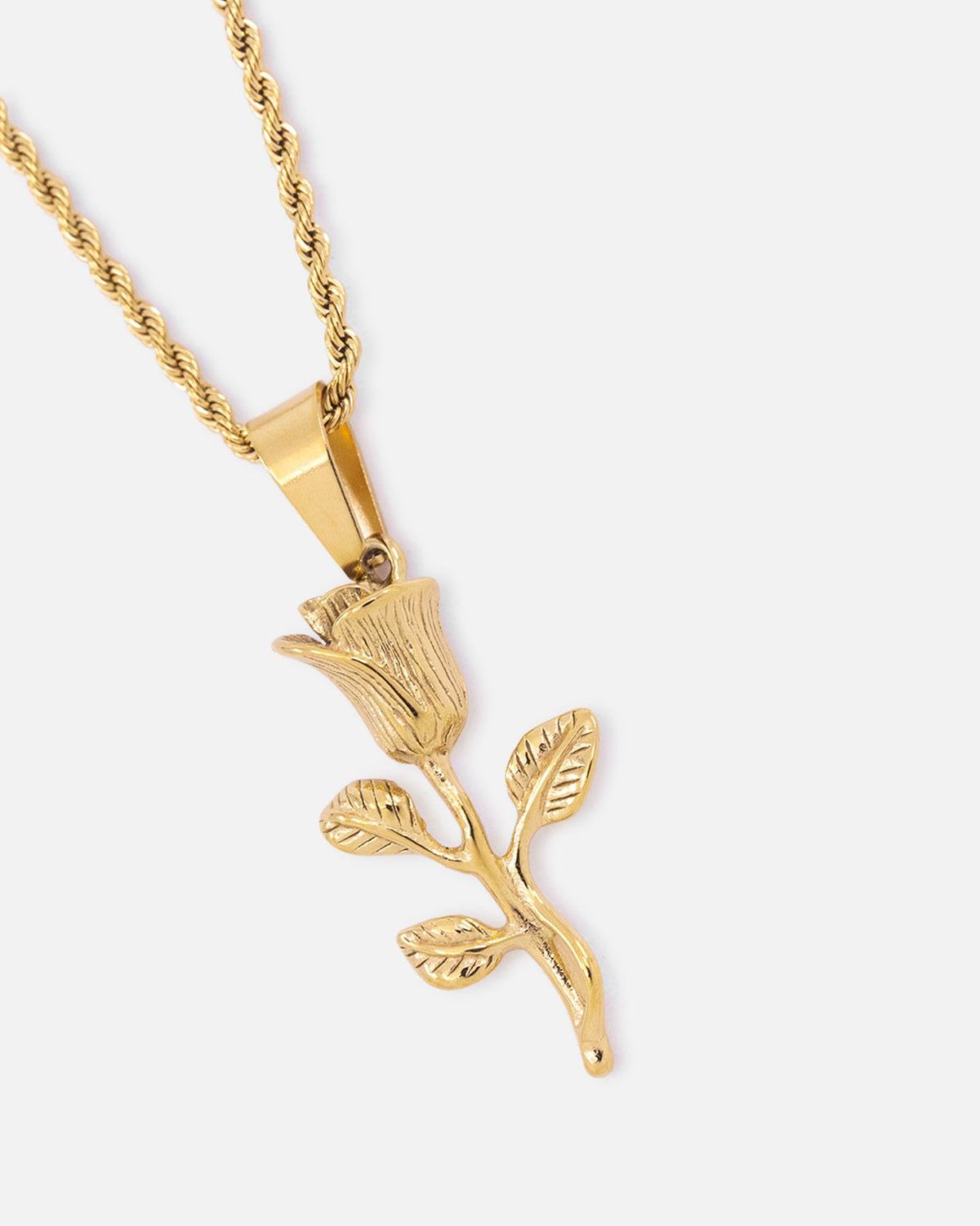 SAINT MORTA Original Saint Morta Rose Pendant Chain Gold