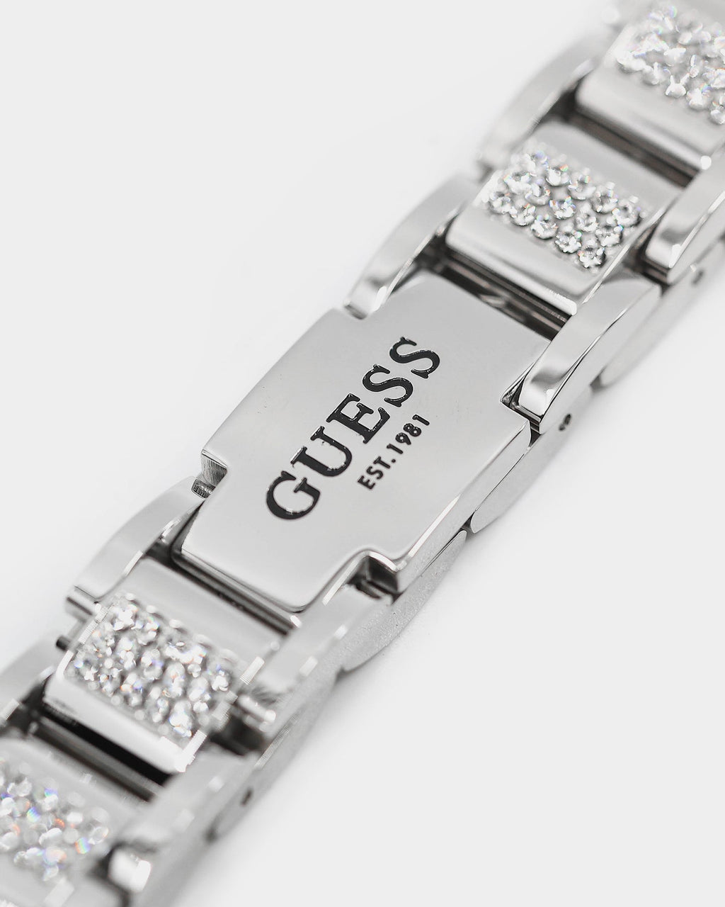 GUESS MAINLINE Authentic Guess Mainline Frontier 15MM Crystal Bracelet Silver