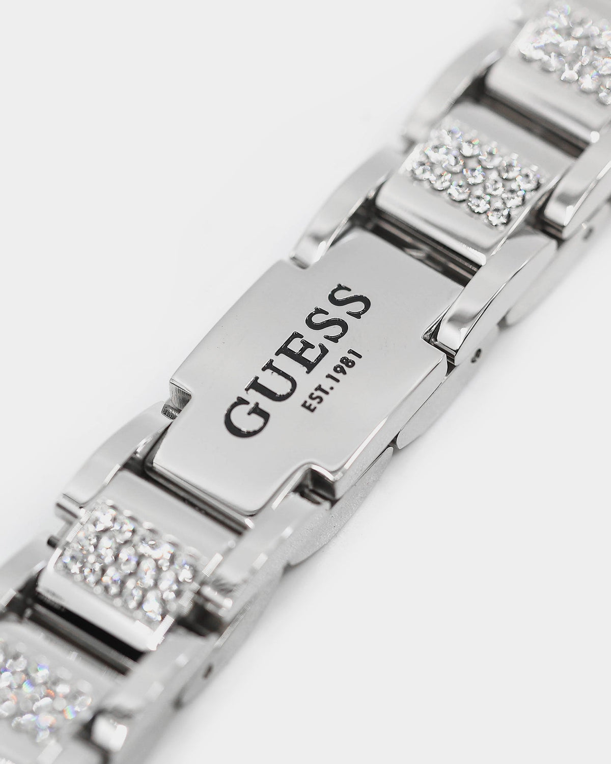 GUESS MAINLINE Authentic Guess Mainline Frontier 15MM Crystal Bracelet Silver