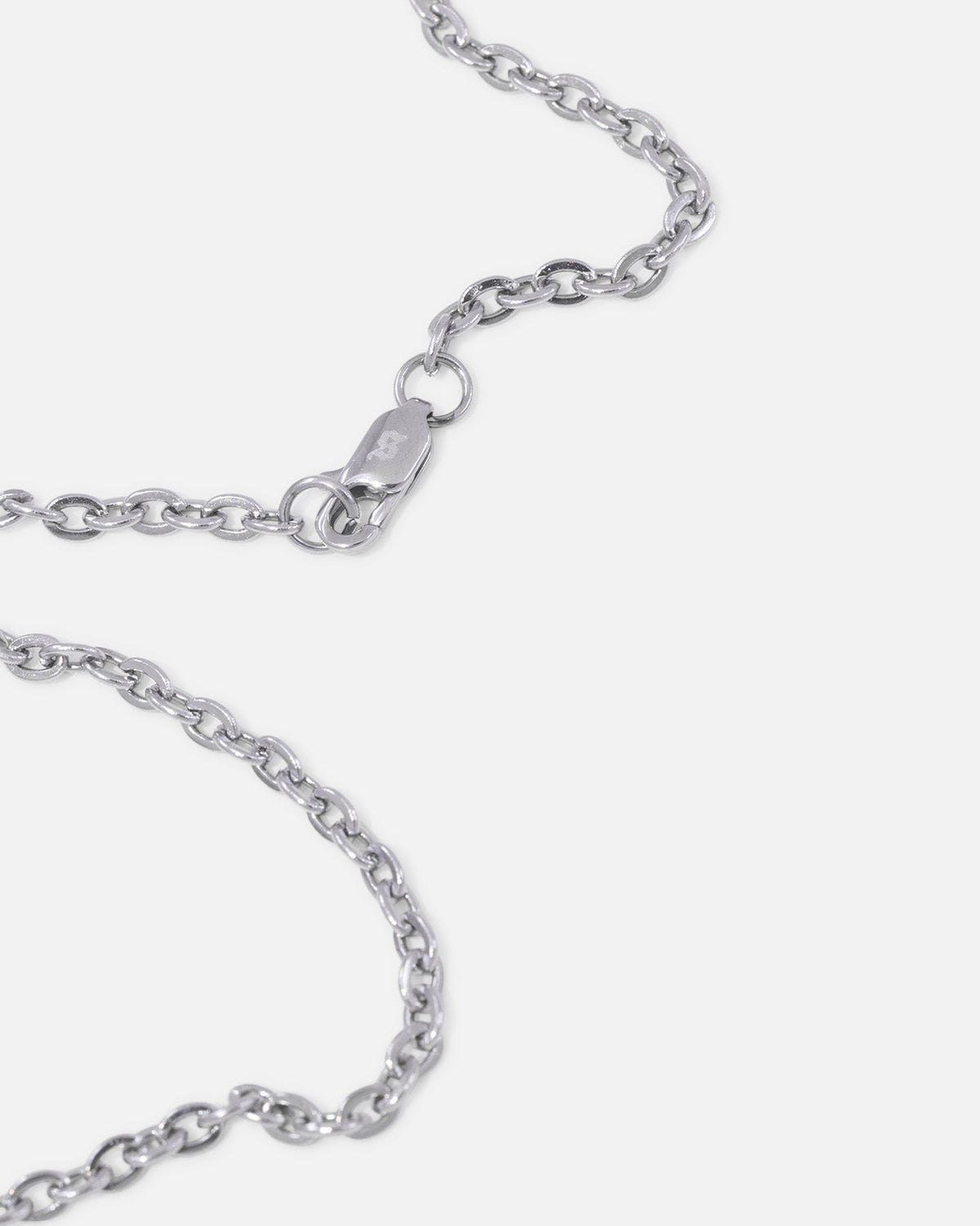 SAINT MORTA Saint Morta Dice Pendant Chain White Gold