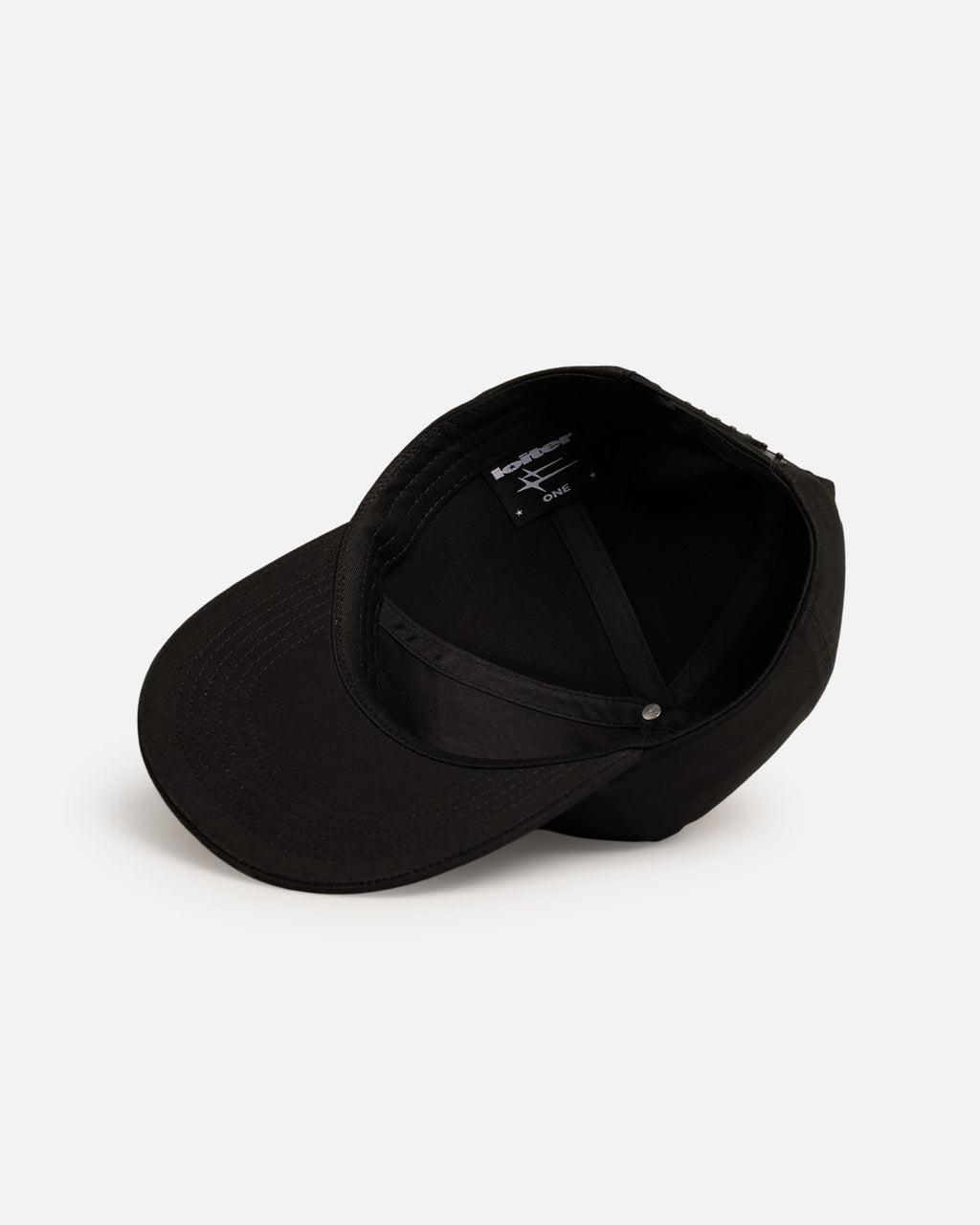 LOITER Classic Loiter Hybrid Snapback Cap Black