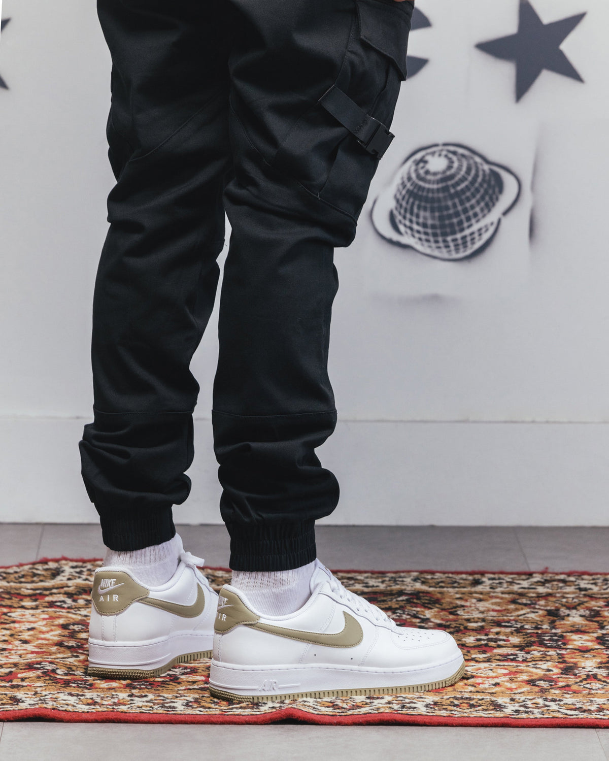 CARRE Carré Reflective Transition Cargo Joggers Black/Multi-coloured