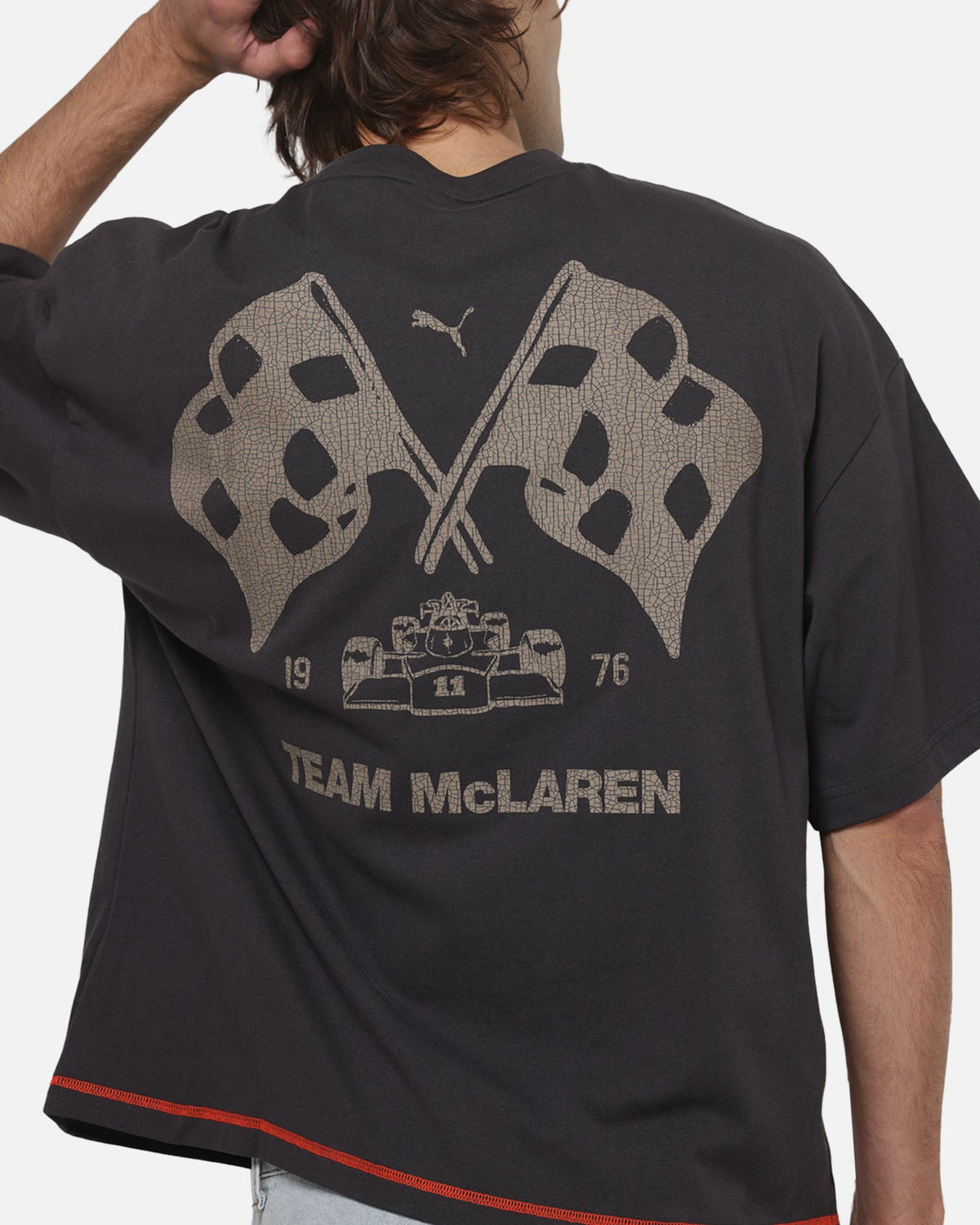 PUMA Puma McLaren Racing Graphic T-Shirt Black