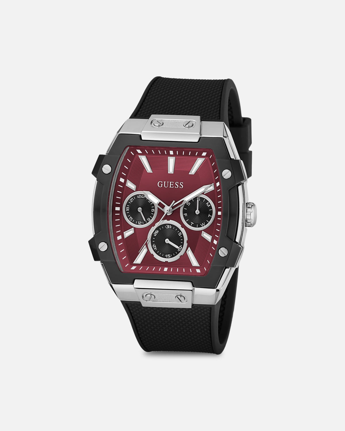 GUESS MAINLINE Premium Guess Mainline Phoenix Watch Silver/Black