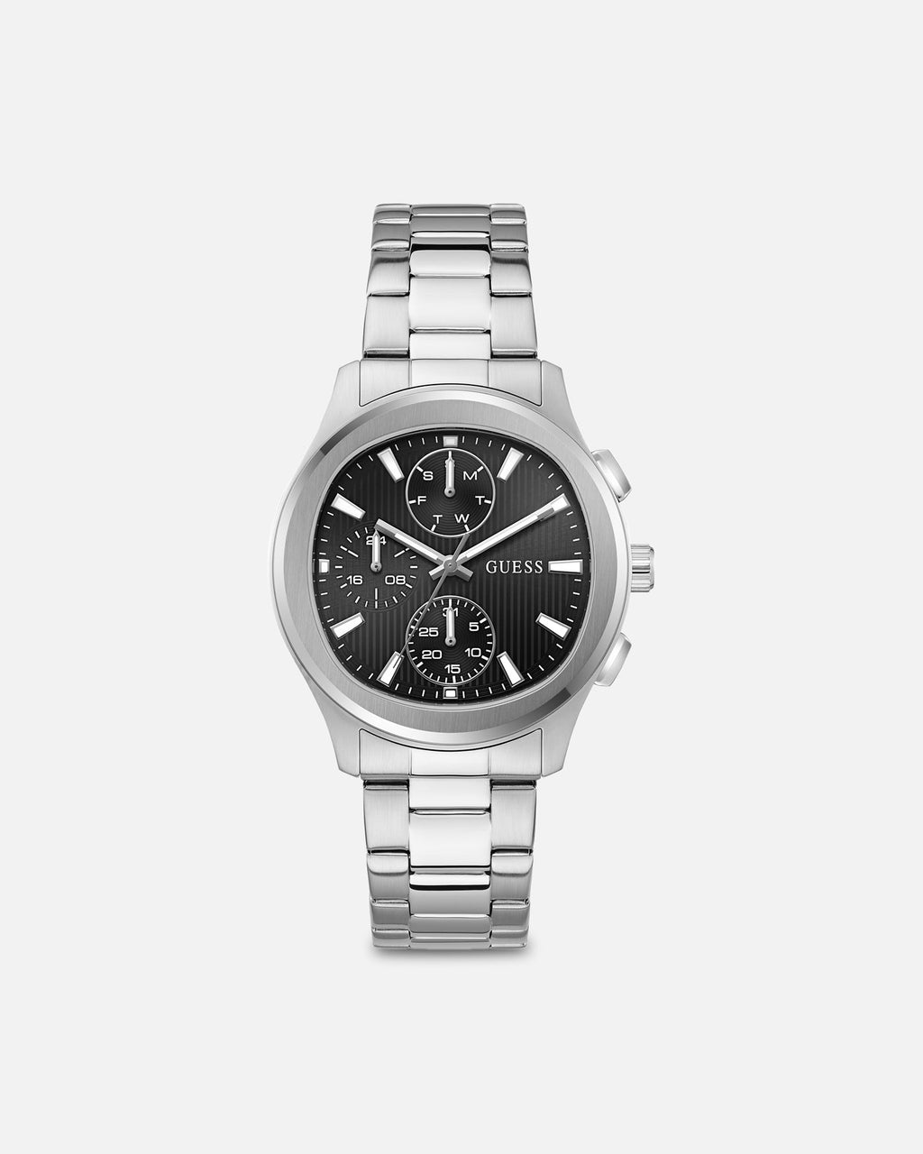 GUESS MAINLINE Official Guess Mainline Palmer Watch Silver