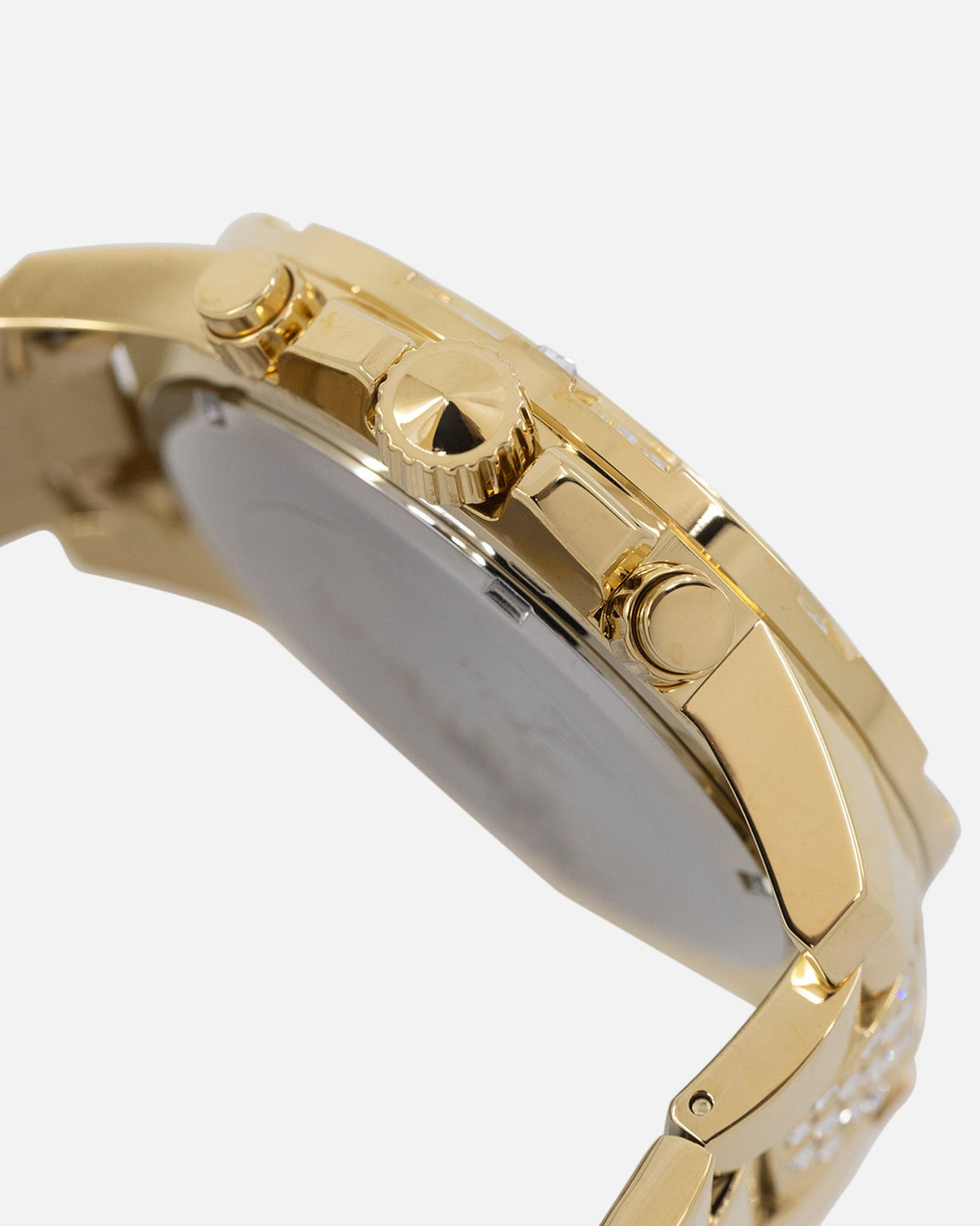 GUESS MAINLINE Original Guess Mainline Majestic Crystal Gold Bracelet Watch Gold
