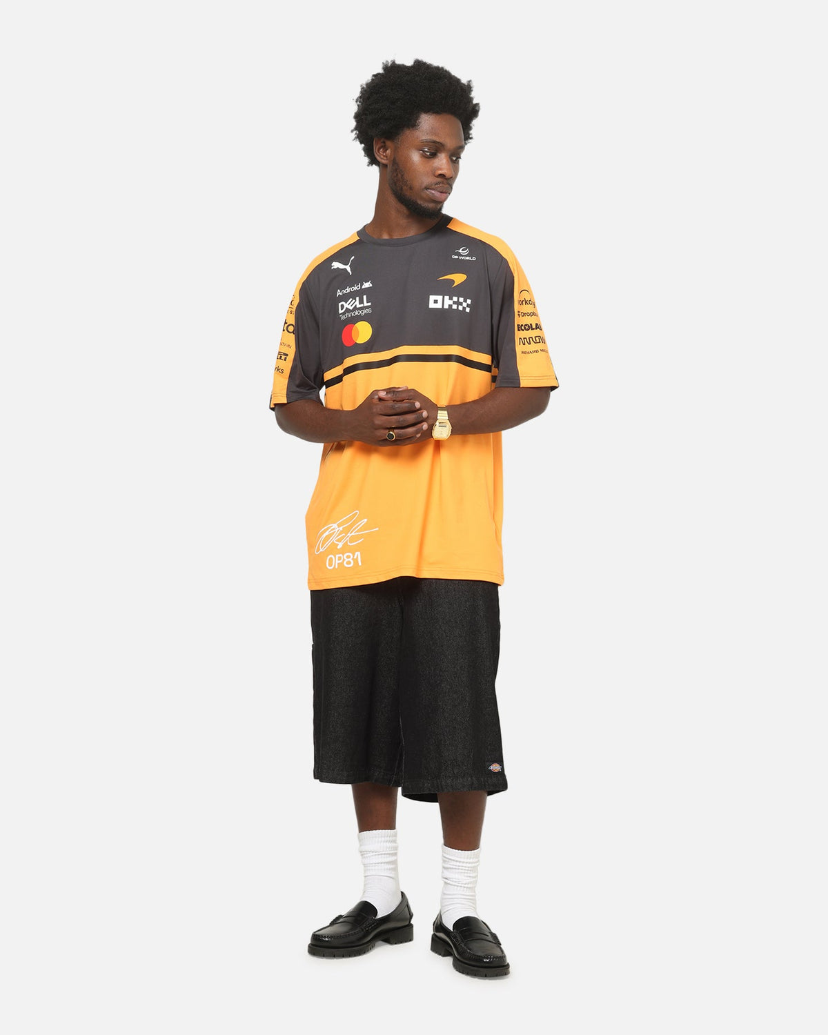 PUMA Puma X Mclaren Replica Oscar Piastri T-Shirt Papaya