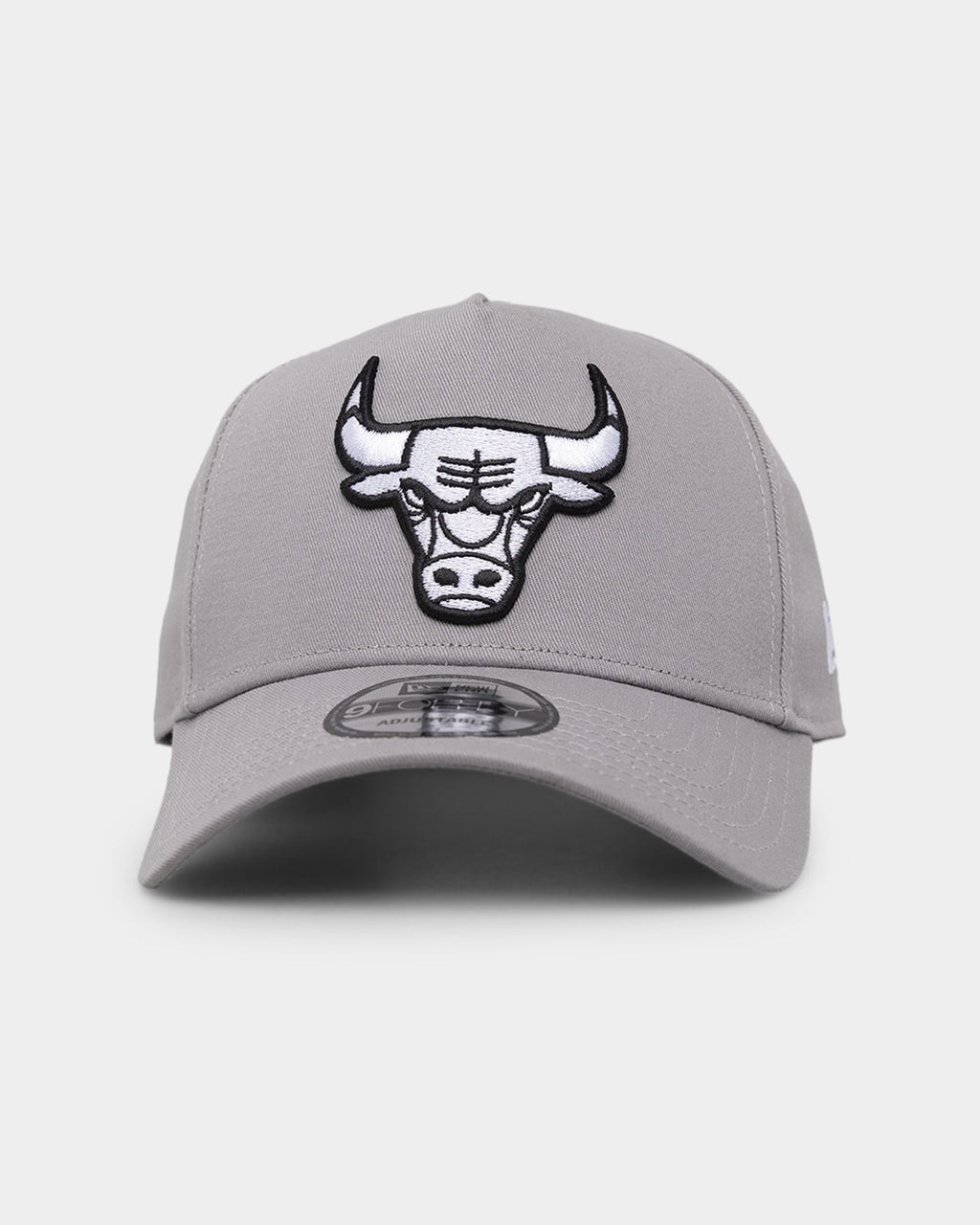 New Era New Era Chicago Bulls 9FORTY A-Frame Snapback Grey/White/Black