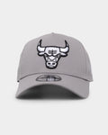 New Era New Era Chicago Bulls 9FORTY A-Frame Snapback Grey/White/Black