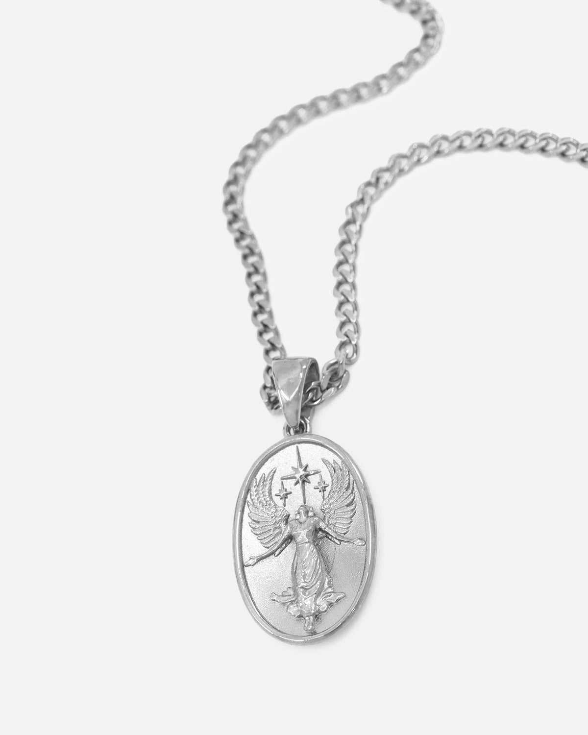 SAINT MORTA Premium Saint Morta Ethereal Pendant Chain White Gold