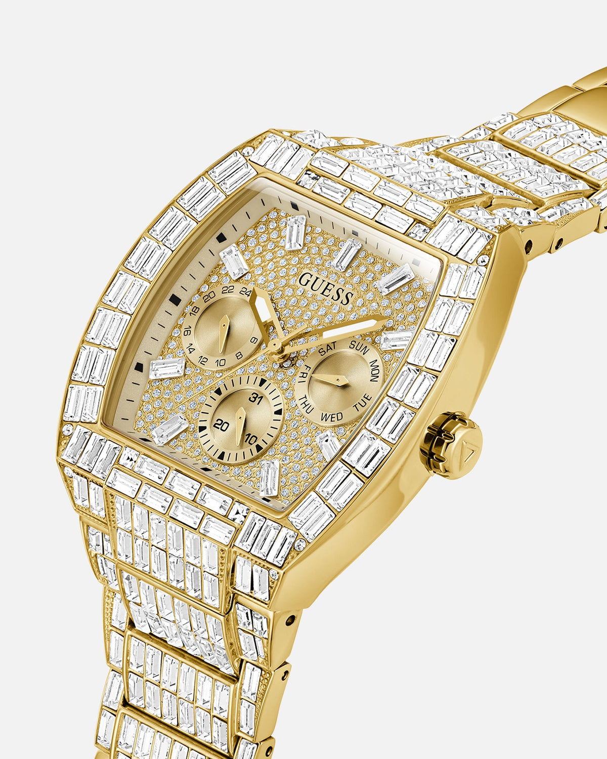 GUESS MAINLINE Official Guess Mainline Phoenix '40th Anniversary' Watch Gold/Crystal