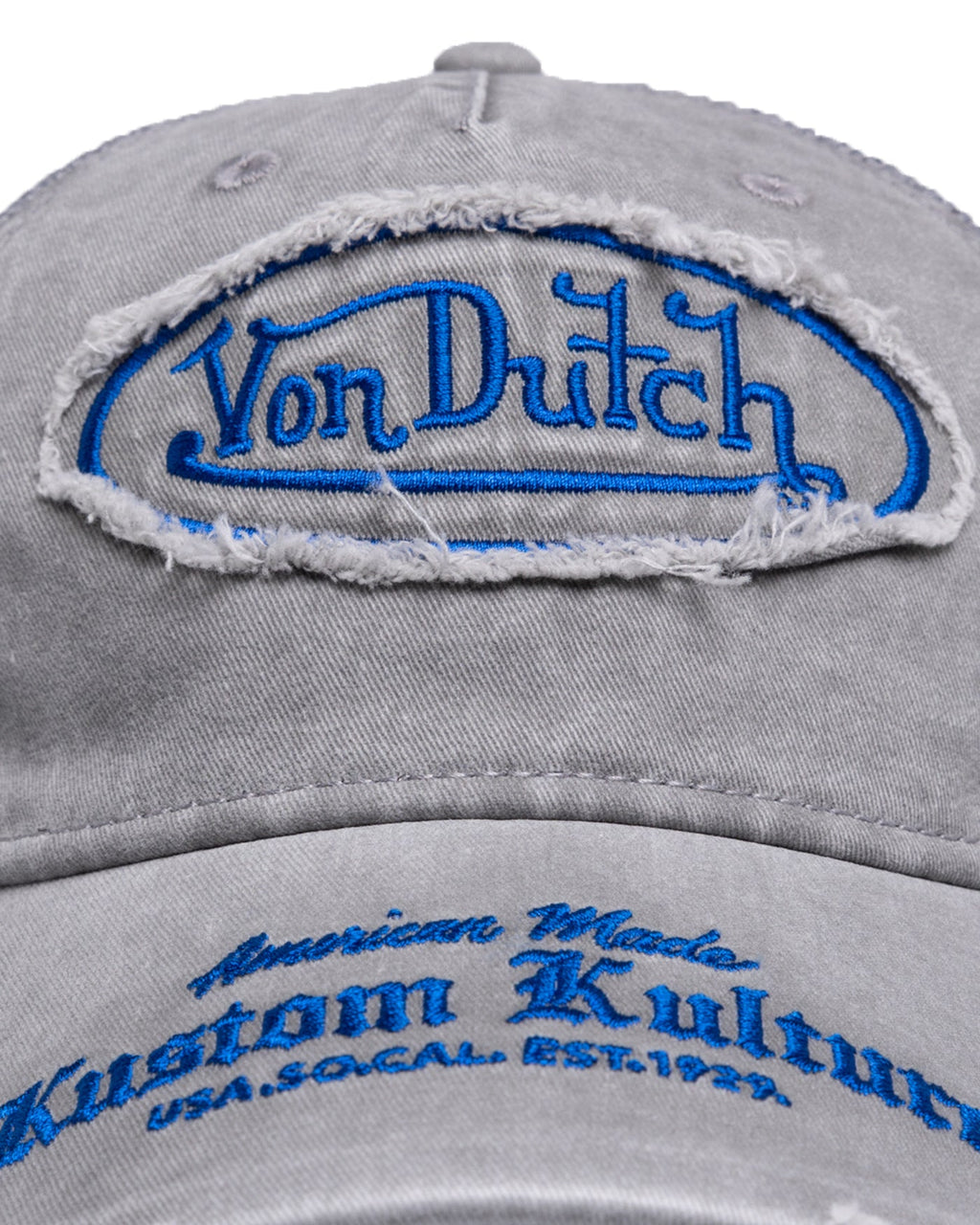 VON DUTCH Von Dutch American Made Trucker Snapback Grey