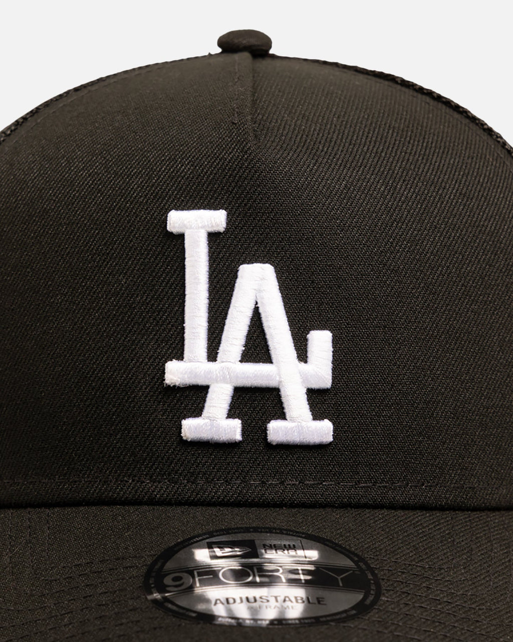 New Era New Era Los Angeles Dodgers 9FORTY A-Frame Trucker Snapback Black