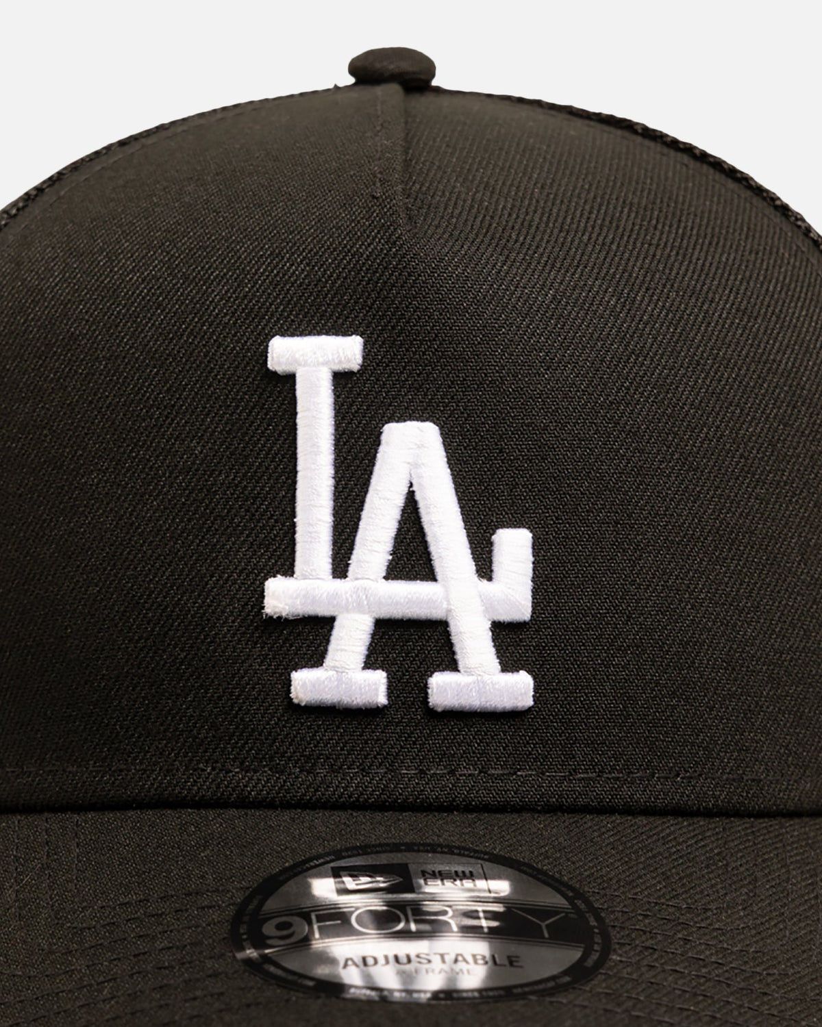 New Era New Era Los Angeles Dodgers 9FORTY A-Frame Trucker Snapback Black