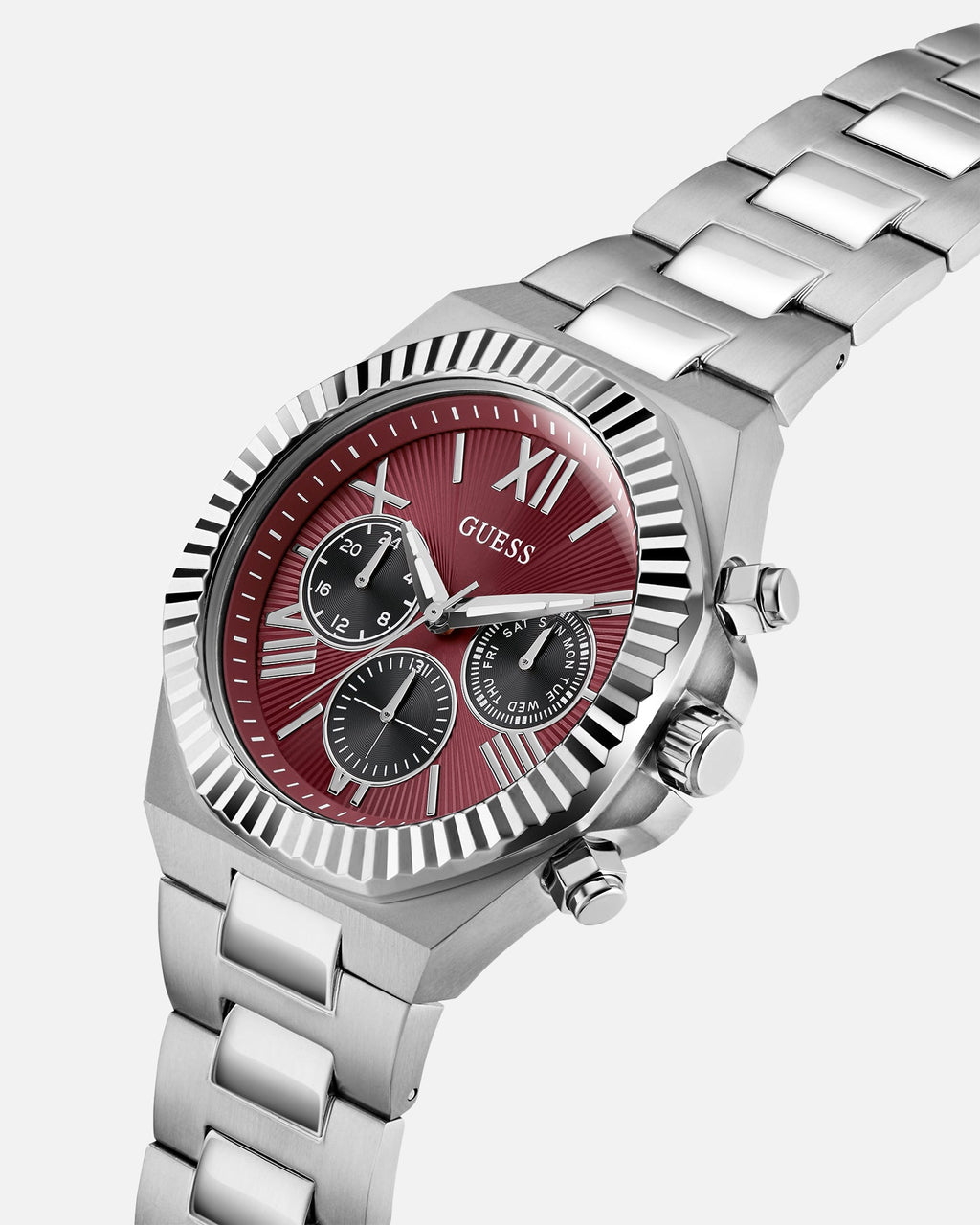 GUESS MAINLINE Guess Mainline Equity Watch Silver/Red