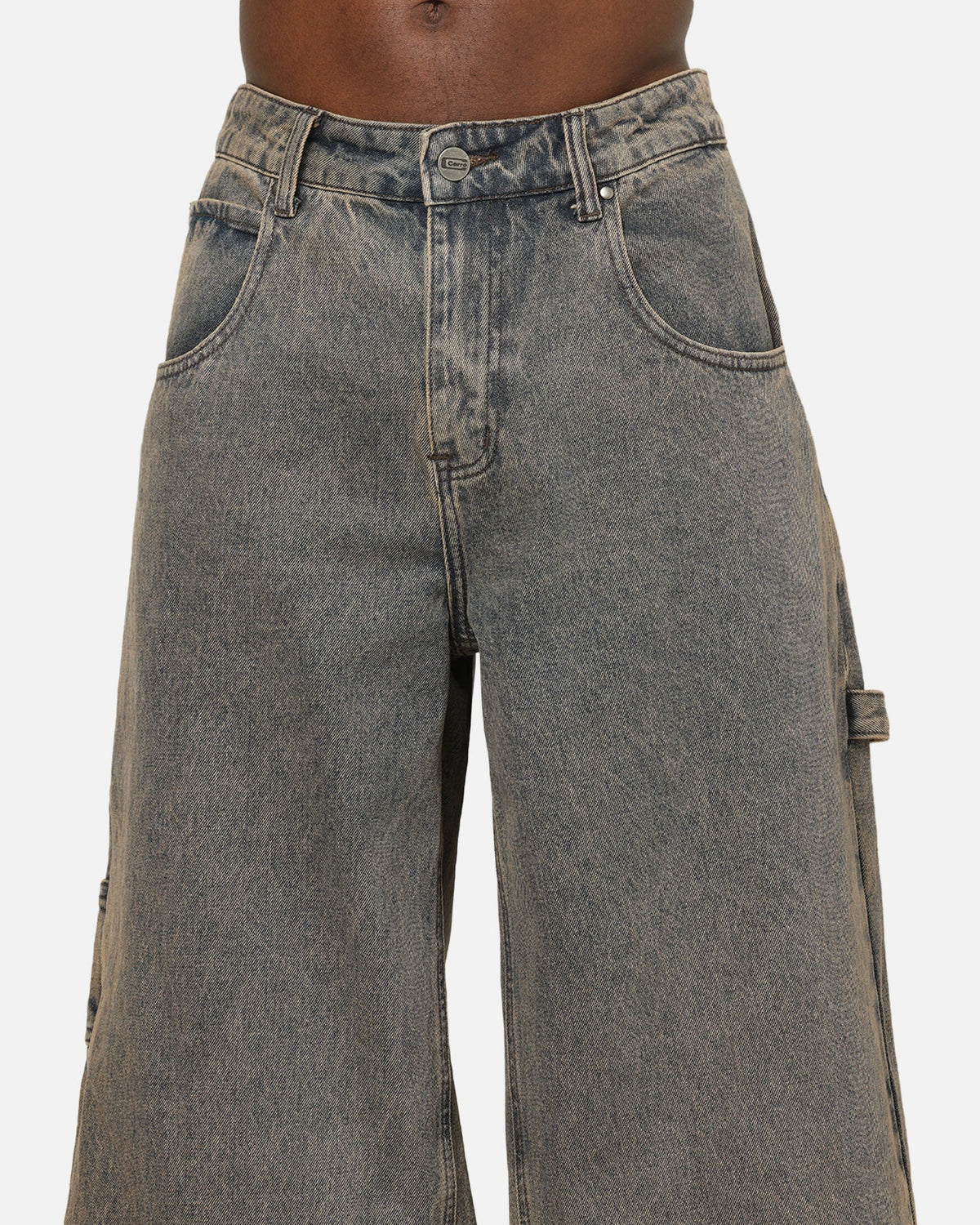 CARRE Carre Baggy Carpenter Jeans Washed Grey