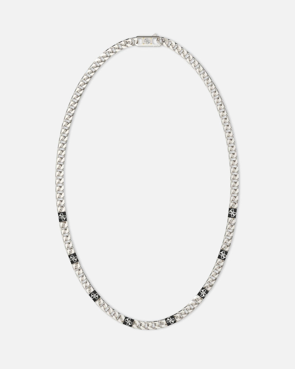 GUESS MAINLINE Guess Mainline 21" 4G Chain Pave Necklace Silver