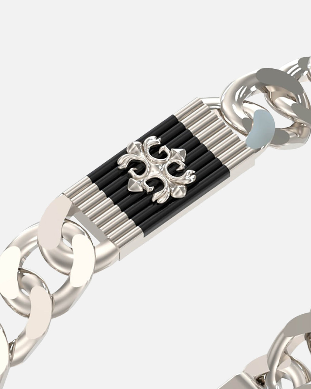 GUESS MAINLINE Guess Mainline Rebel Moon 9mm Tag Bracelet Steel