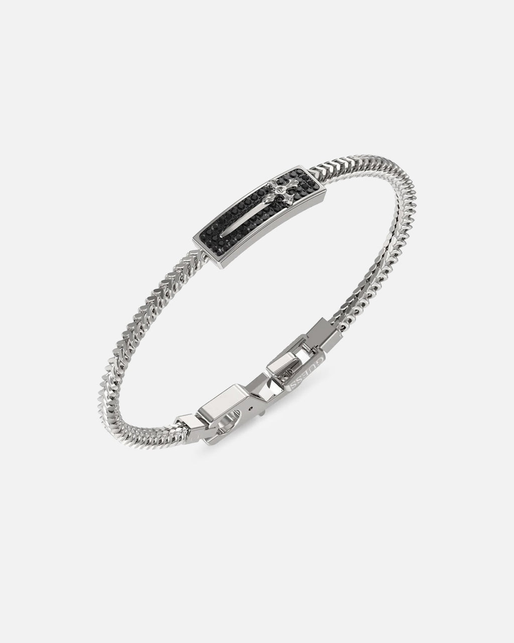 GUESS MAINLINE Guess Mainline Rebel Knight Dagger Crystal Bracelet Silver